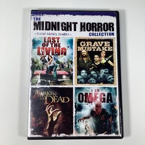 New Midnight Horror Collection DVD Set, Zombie Horror Thriller Scary Movies